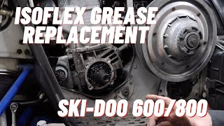 Ski Doo Crank Bearing Isoflex Regrease [upl. by Wilonah]