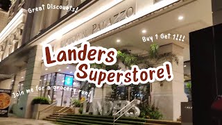 LANDERS SUPERSTORE  Uptown BGC Taguig  LETS GO GROCERY SHOPPING [upl. by Aix]