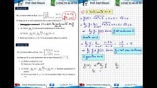 03 Limites Et Continuités Correction Exercice Rappel Cours Bac Math Science Technique Info [upl. by Refeinnej]