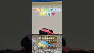 Yoga Asana inspired by hindu god🧘🏻🕉️ Sereneasana Like share subscribe [upl. by Eliseo]