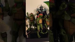 Neca Teenage Mutant Ninja Turtles Display Setup Titus Dioramas and Action Figure Reveiws [upl. by Ymerej]