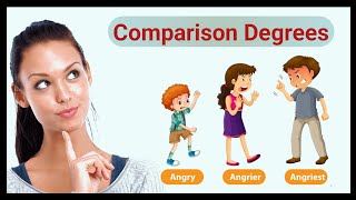 50 Degrees of comparison  Adjective degree  Comparison degrees [upl. by Aihselat295]