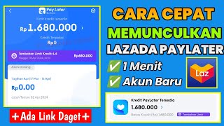 Lazada Paylater Tidak Muncul Cara Memunculkan Lazada Paylater  Cara Aktifkan Lazada Paylater [upl. by Assenal]