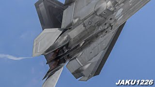 LOUD F22 Raptor Demo Spirit of St Louis Air Show 2024 [upl. by Eruot]