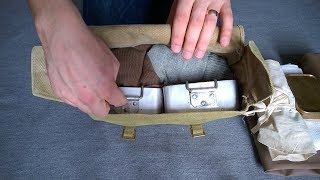 British WW2 Haversack Contents and How to Pack Them  Reenacting Tips [upl. by Avi]