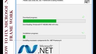 how to fix microsoft net framework error l solve net error [upl. by Assirrak]