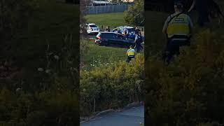 Head Hunters MC associate arrested after mad chase in Auckland gridsparta bikies [upl. by Blunt132]