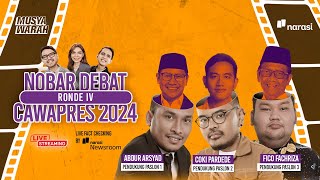 FULL Debat Cawapres 2024 Nobar Debat Ronde Keempat di Musyawarah  Musyawarah [upl. by Aerdnod]