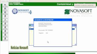 TRASLADAR SALDOS DE UN AÑO A OTRO EN CONTABILIDAD NOVASOFT [upl. by Seldan933]