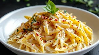 Ich mache diese Pasta in weißer Soße jedes Wochenende Leckeres und sehr einfaches Rezept❗️ [upl. by Oralla]