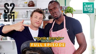 Jamie amp Jimmys Food Fight Club  Season 2 Episode 1  Usain Bolt [upl. by Ayom585]