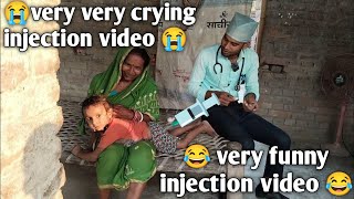 injection video baby crying cartoon  injection videos funny crying  college girl crying injection [upl. by Ennoved]