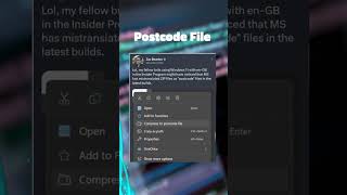 Postcode File shorts [upl. by Celka]