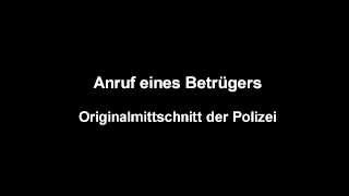 Der Enkeltrick Originalmitschnitt der Polizei [upl. by Felice]