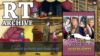 RTGame Streams Ace Attorney Investigations Miles Edgeworth [upl. by Ruosnam]