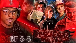 Im Fully Invested Now  Stranger Things  Reaction Ep 1x5 1x6 1x7 1x8 [upl. by Madonia675]