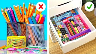 Smart School Stationery Hacks  Back to School Hacks You Will Love [upl. by Repotsirhc687]