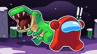 How to Play as a TREX DINOSAUR in Among Us [upl. by Hasile]