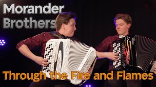 Through the Fire and Flames Accordion cover  DragonForce [upl. by Navy]