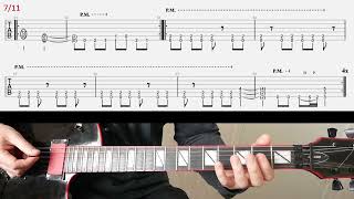 Slayer Exile rhythm guitar lesson [upl. by Demetria]