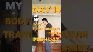 Day 14 of my body transformation with calisthenics calisthenics motivation abishekrai pushday [upl. by Rennie]