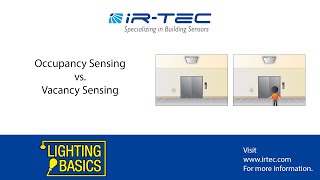 Lighting Basics Occupancy Sensing vs Vacancy Sensing [upl. by Clancy225]