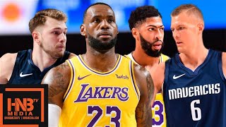 Los Angeles Lakers vs Dallas Mavericks  Full Game Highlights  November 1 201920 NBA Season [upl. by Eityak]