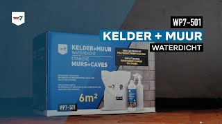 Tec7 WP7501 Kelder  Muur Waterdicht [upl. by Dympha]