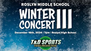 Roslyn Middle School Winter Concert 3 High School Auditorium [upl. by Barrington]