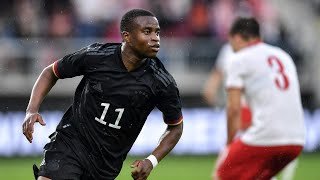 Dank Moukoko Deutsche U21 siegt in Polen zum EMQualiAbschluss  SID [upl. by Teplica]