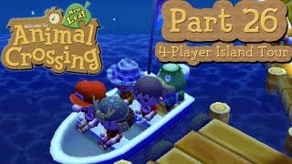 Animal Crossing New Leaf  Part 26 4Player Tortimer Island Tours HideandSeek [upl. by Asiilanna]