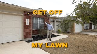 CRAZY Old Man Kicks Me Off his Lawn for No Reason [upl. by Nomelif]