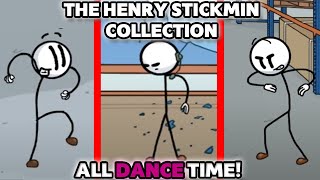 The Henry Stickmin Collection  All dance timeDISTRACT  DIVERSION  DANCE OFF [upl. by Scoville]