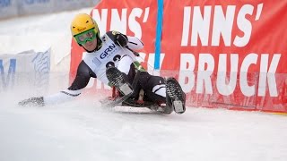 RodelHöhepunkte vom NaturbahnWeltcup im KühtaiTirol 20162017  FIL Natural Track Luge [upl. by Ahseinek]