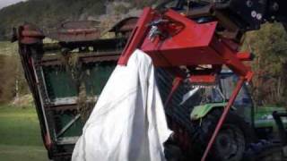 tractor equipment for easy round bale handling [upl. by Cornie]