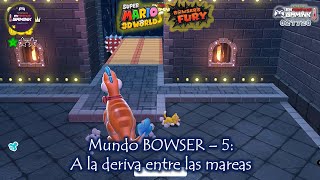 89 Mundo 8 Bowser – 5 A la deriva entre las mareas 100 😺 Super Mario 3D World  SWITCH [upl. by Houlberg736]