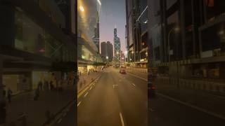 Hong Kong  Causeway Bay to Central bus journey hongkong [upl. by Ynohtnaluap]