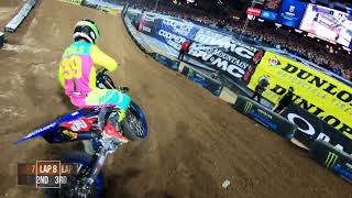 GoPro Shane Mcelrath 250 Main Event 2019 Monster Energy Supercross from Glendale [upl. by Orvan961]