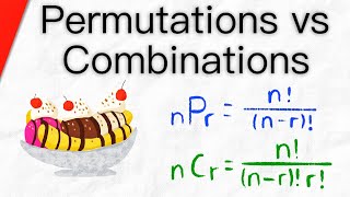 Difference Between Permutations and Combinations  Discrete Math Exercises [upl. by Box331]