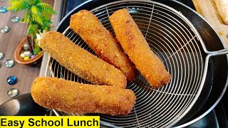 School Lunch kai liay yeh banain  Potato simple recipe  School Lunch ideas [upl. by Ellerret]