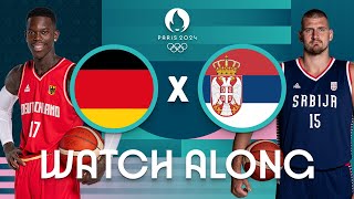 Germany v Serbia  Mens Olympic Basketball Tournament Paris 2024  Watch Along ⚡🏀 [upl. by Lingwood]