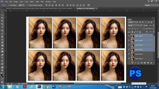 How to create a passport size photo in photoshop tutorial ll Adobe illustrator [upl. by Meakem]