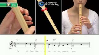 Ex024 How to Play Recorder for Kids  Recorder Lessons for Kids Book 1 [upl. by Sprung]