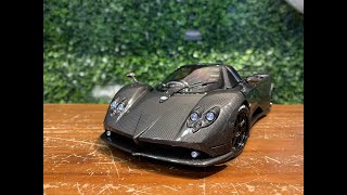 118 Almost Real Pagani Zonda F 2005 Gloss Carbon 850402001 [upl. by Laefar]