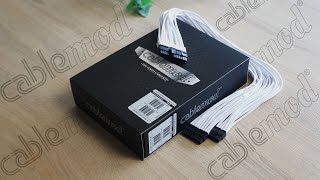 Cablemod Pro Series Cable Kit WHITE [upl. by Aicirtap138]