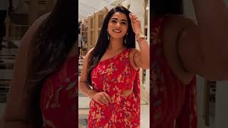 Viranika Shetty New Instagram reels video  Kannada Heroine Viranika Shetty insta shorts saree [upl. by Idhem]