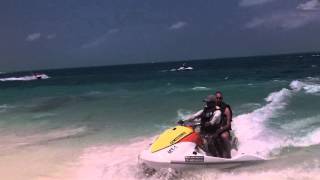 Jet Ski Rentals  Riu Caribe Cancun Part II [upl. by Zeret575]