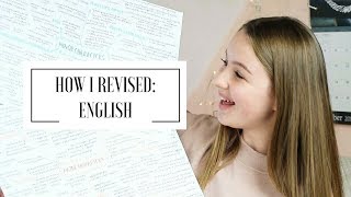 HOW I REVISED GCSE ENGLISH LITERATURE amp ENGLISH LANGUAGE  A student [upl. by Brenan485]