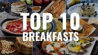 Easy 10 Breakfast Recipes [upl. by Benildis]