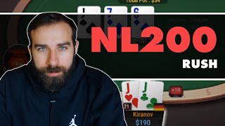 NL200 Rush amp Cash on GGPOKER  Poker Play amp Explain [upl. by Zeba]